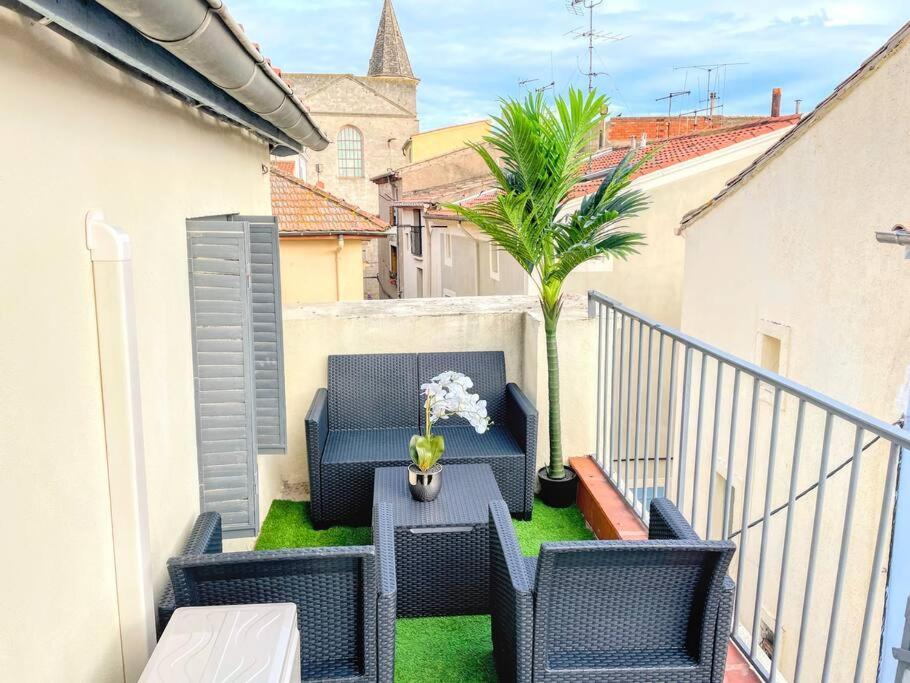 Studio Cosy - 2 Pers - Beziers - Centre - Terrasse - Clim المظهر الخارجي الصورة